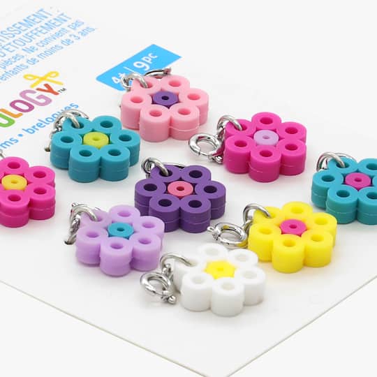 12 Packs: 9 ct. (108 total) Flower Charms by Creatology™
